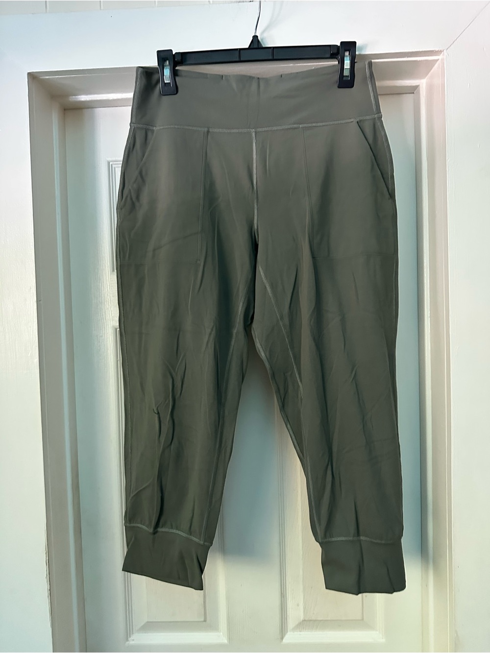 lululemon athletica Olive Green High-Rise Capri Leggings